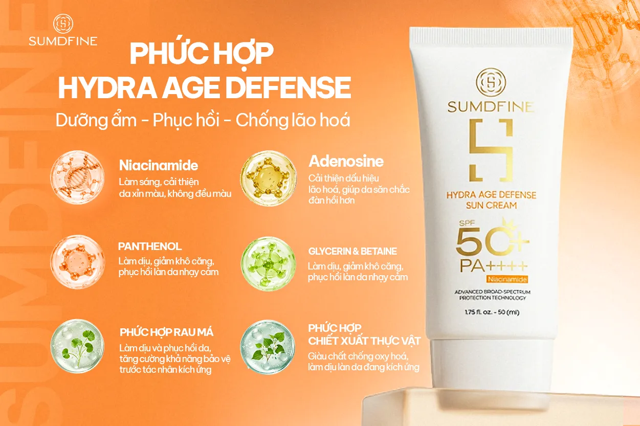 Theo VTV chia sẻ: Sumdfine Hydra Age Defense Sun Cream: Giải pháp chống nắng đa năng cho làn da hiện đại 4 package media 25669969246952322656393