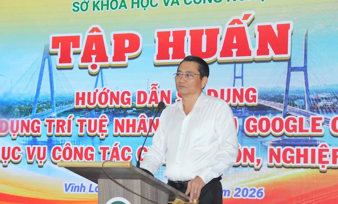 Sở KH&CN tỉnh Vĩnh Long ứng dụng AI quản l&yacute;, đổi mới s&aacute;ng tạo- Ảnh 3.
