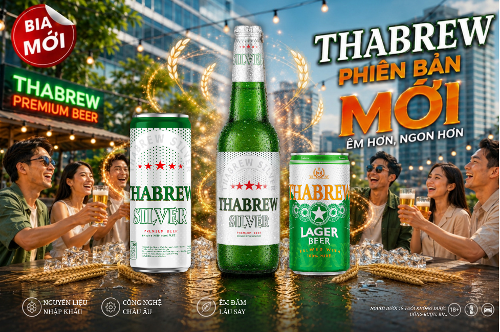 Thabrew Silver và Thabrew Lager 250ml, lựa chọn mới cho thị trường bia Việt - Ảnh 1.