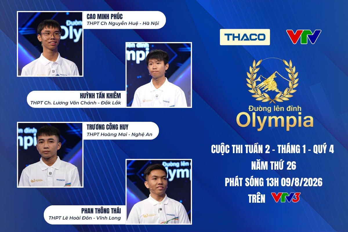 Đường lên đỉnh Olympia: Chinh phục mốc 300 điểm, nam sinh Hà Nội bứt phá ngoạn mục giành vòng nguyệt quế - Ảnh 1.