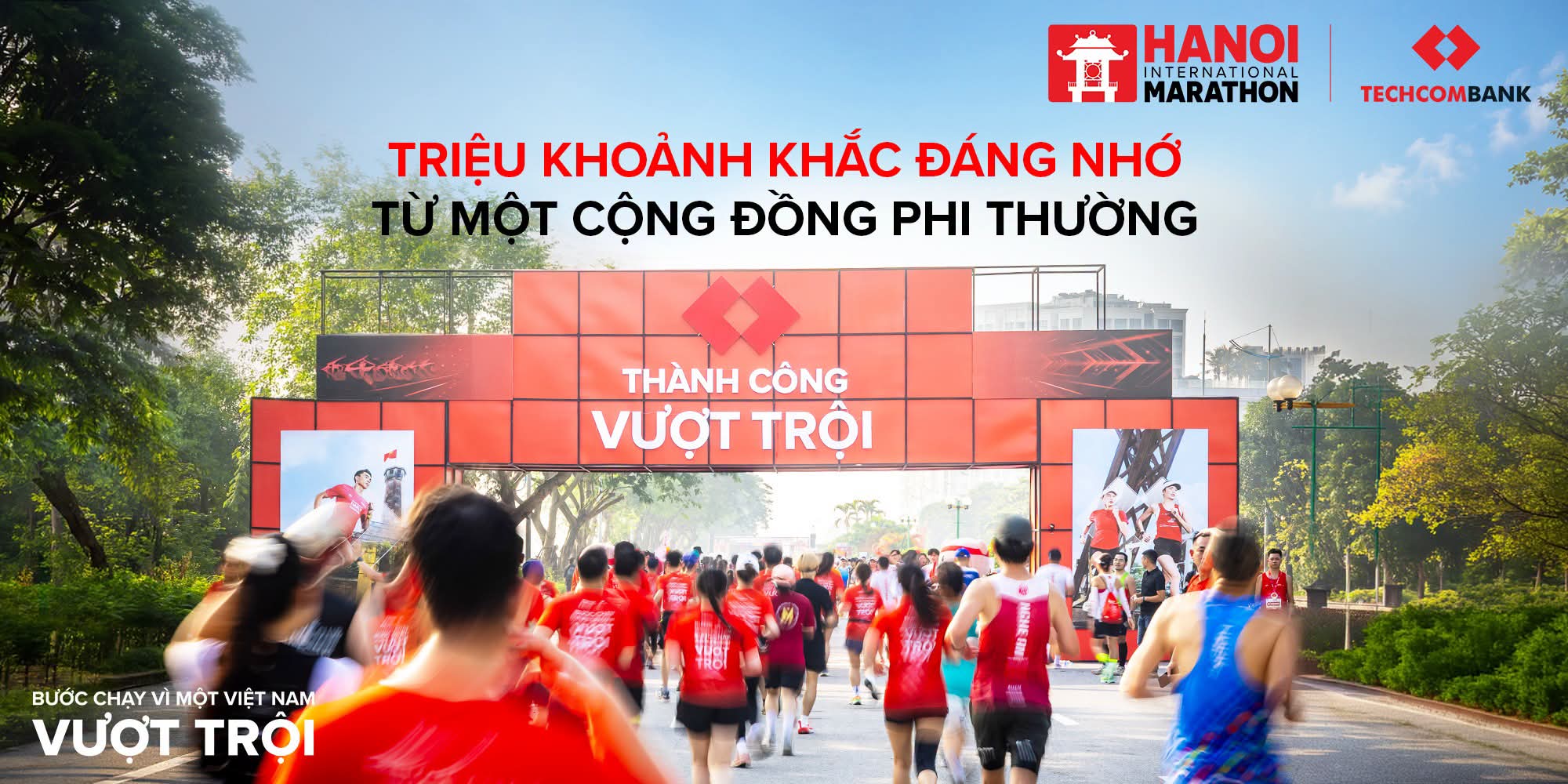 Giải Marathon Quốc tế H&agrave; Nội Techcombank 2026 lan tỏa tinh thần &ldquo;Một bước chạy. Triệu bước tiến&rdquo;- Ảnh 1.