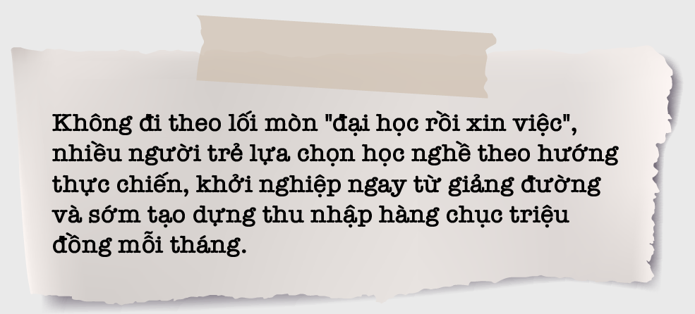 Tuổi 20 thu nhập nghìn đô nhờ lựa chọn con đường thực chiến - Ảnh 1.