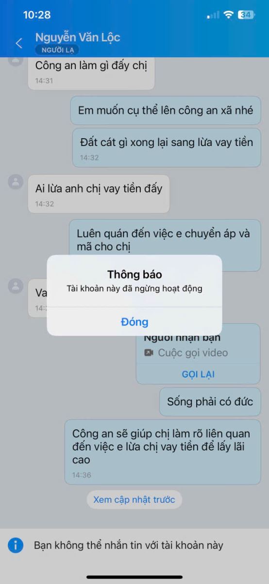 Cảnh báo thủ đoạn giả danh cán bộ xã để lừa lấy thông tin cá nhân vay tiền - Ảnh 1.