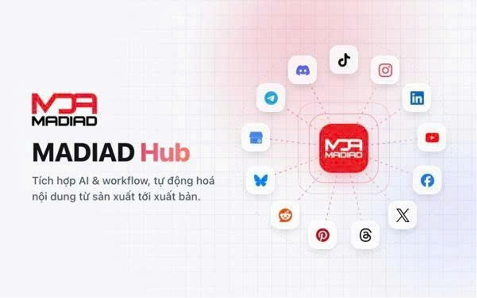 MADIAD Hub và xu hướng tự động hoá phân phối nội dung đa nền tảng - Ảnh 1.