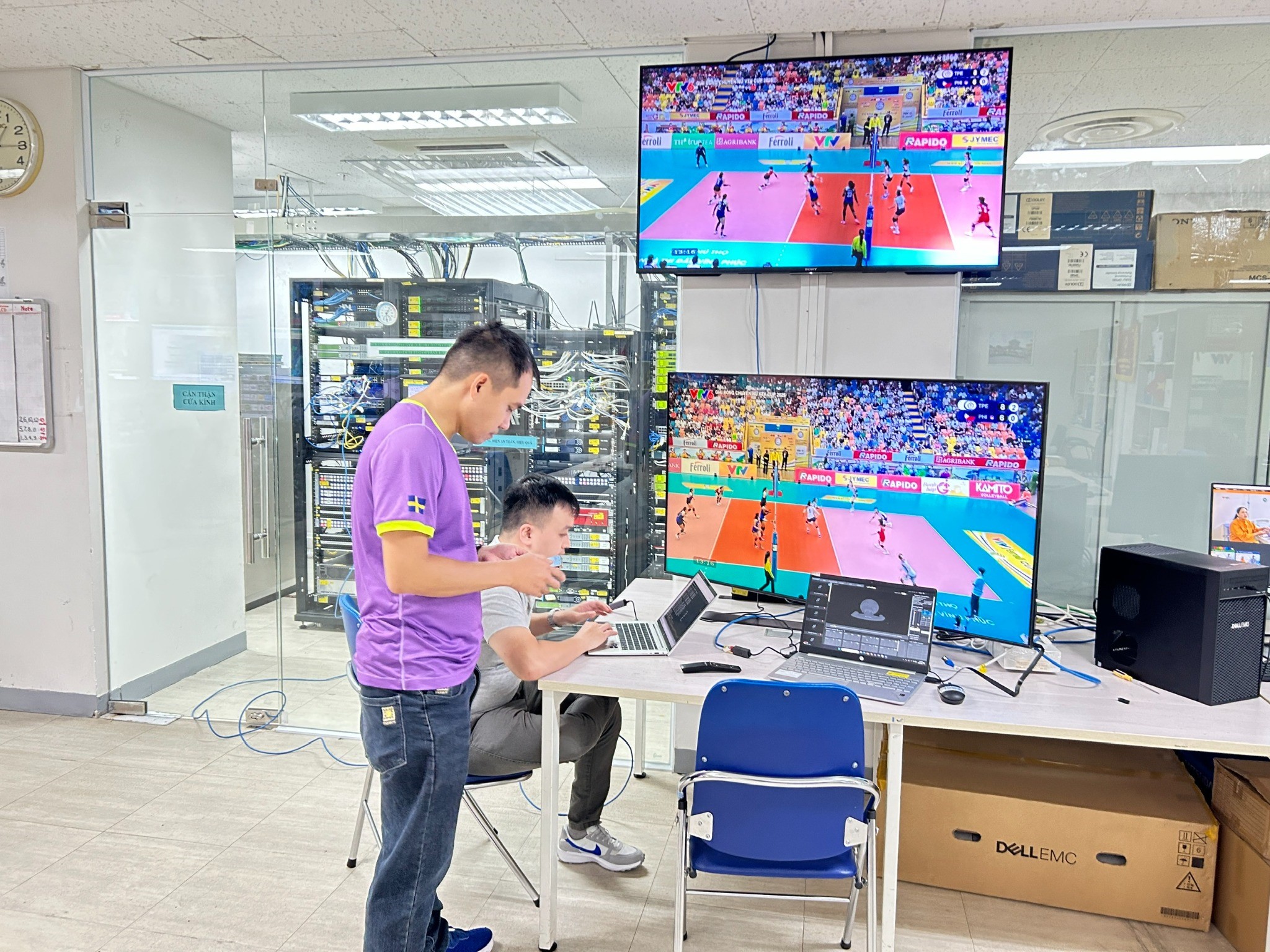VTV thử nghiệm truyền dẫn tín hiệu truyền hình trực tiếp trên mạng 5G SA - Ảnh 4.