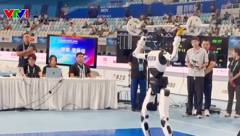 Robot hình người vô địch cử tạ- Ảnh 1.