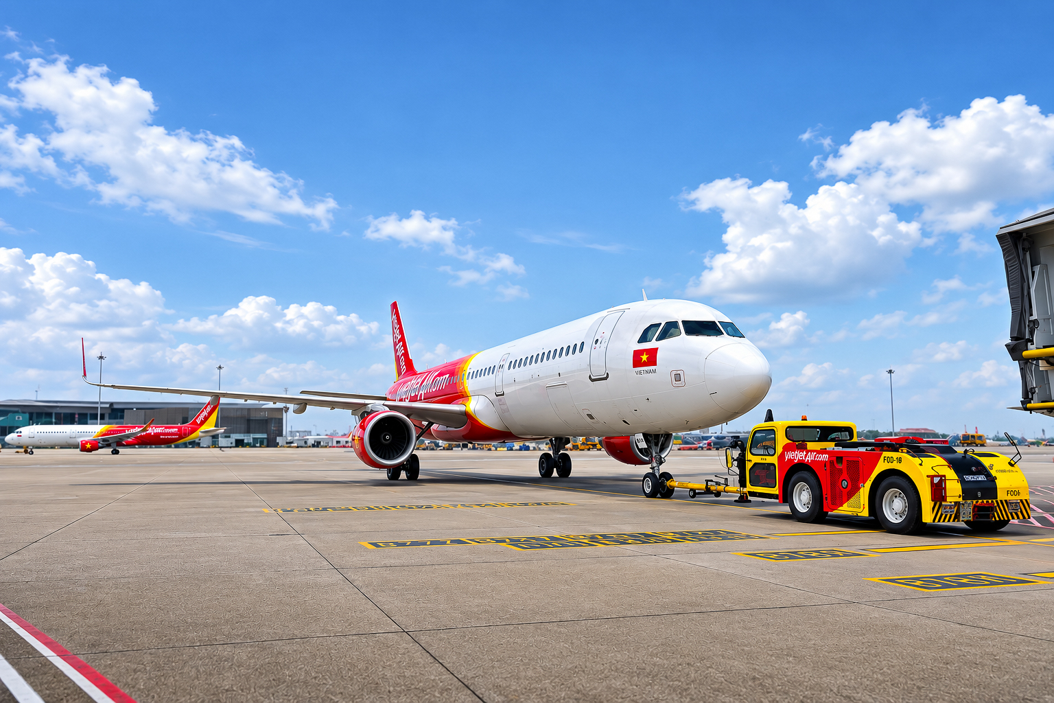 Sân bay nhộn nhịp trước thềm Quốc khánh, Vietjet sẵn sàng mọi nguồn lực cho cao điểm - Ảnh 7.