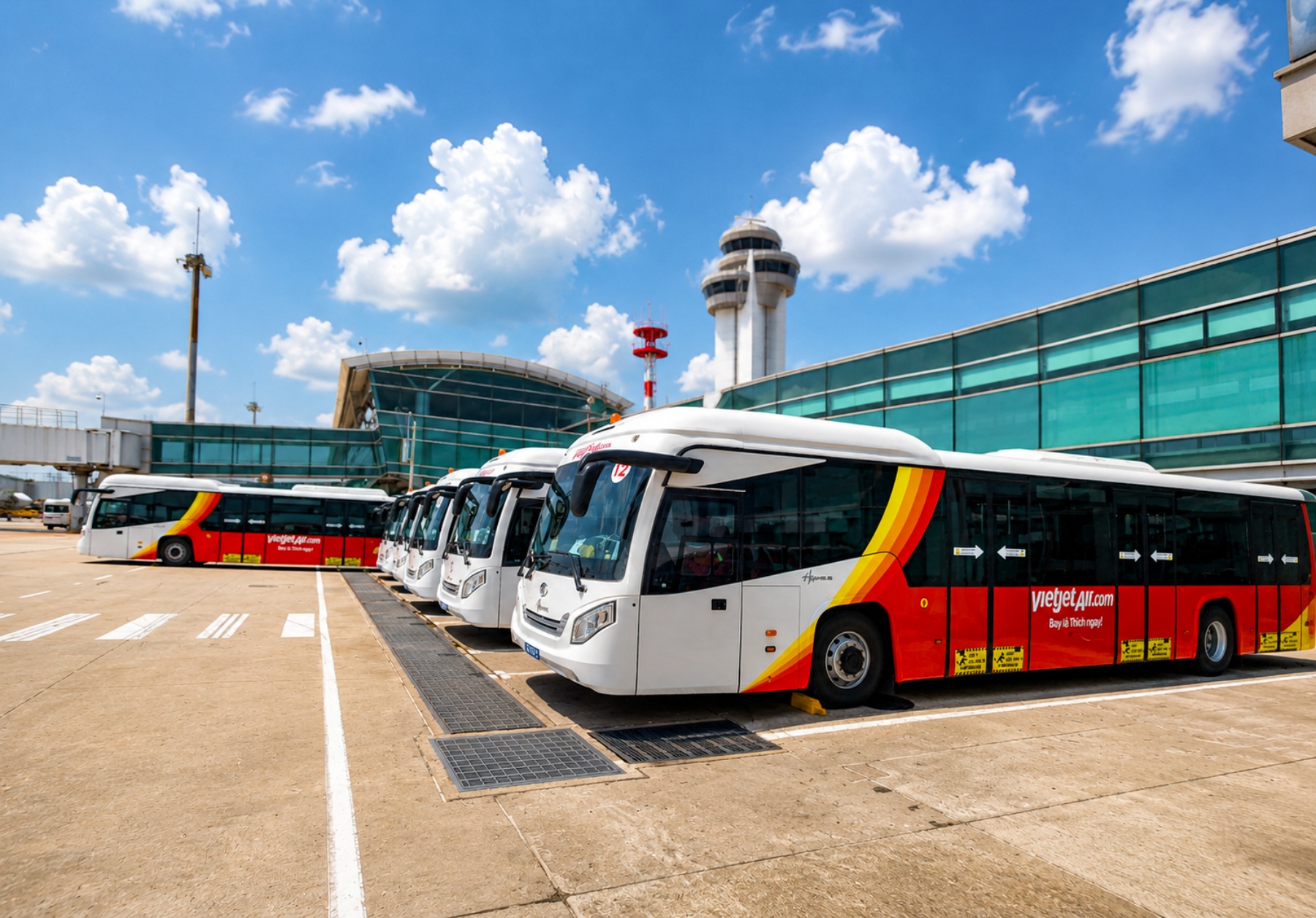 Sân bay nhộn nhịp trước thềm Quốc khánh, Vietjet sẵn sàng mọi nguồn lực cho cao điểm - Ảnh 9.