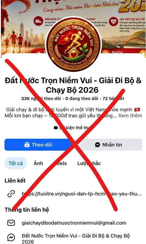 Tham gia chương trình chạy bộ trực tuyến, người dân bị lừa hơn 130 triệu đồng - Ảnh 1.