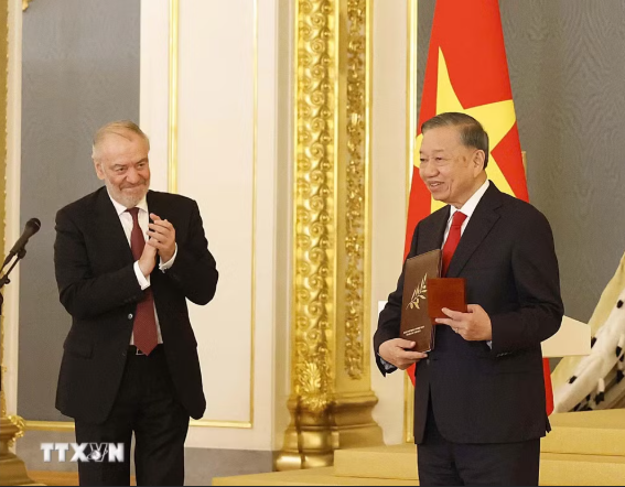 Tổng Bí thư, Chủ tịch nước Tô Lâm nhận Giải thưởng Hòa bình Quốc tế Lev Tolstoy năm 2026 tại Liên bang Nga - Ảnh 1.