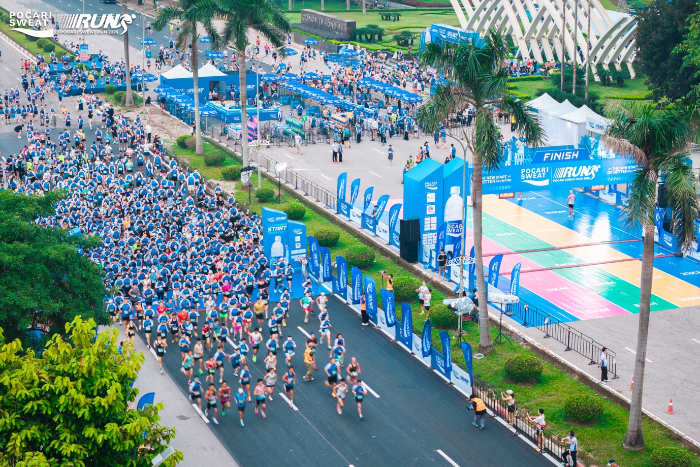 5.000 VĐV và những con số ấn tượng tại Giải chạy Pocari Sweat Run 2026 - Ảnh 1.
