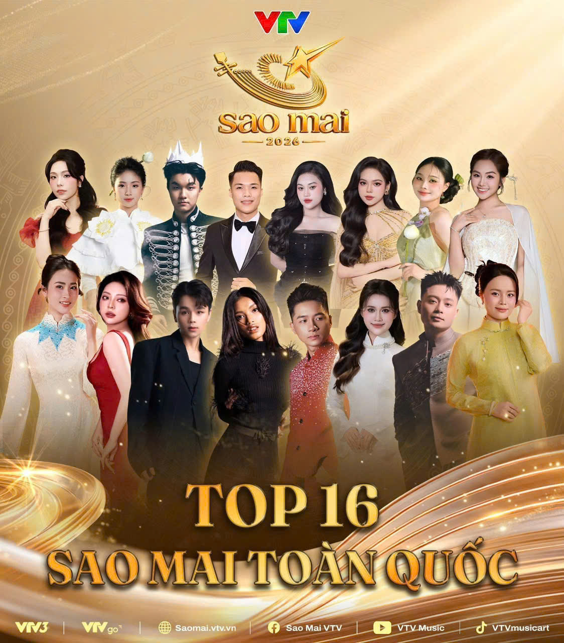 Sao mai 2026: Công bố 16 thí sinh vào vòng Chung kết toàn quốc - Ảnh 1.