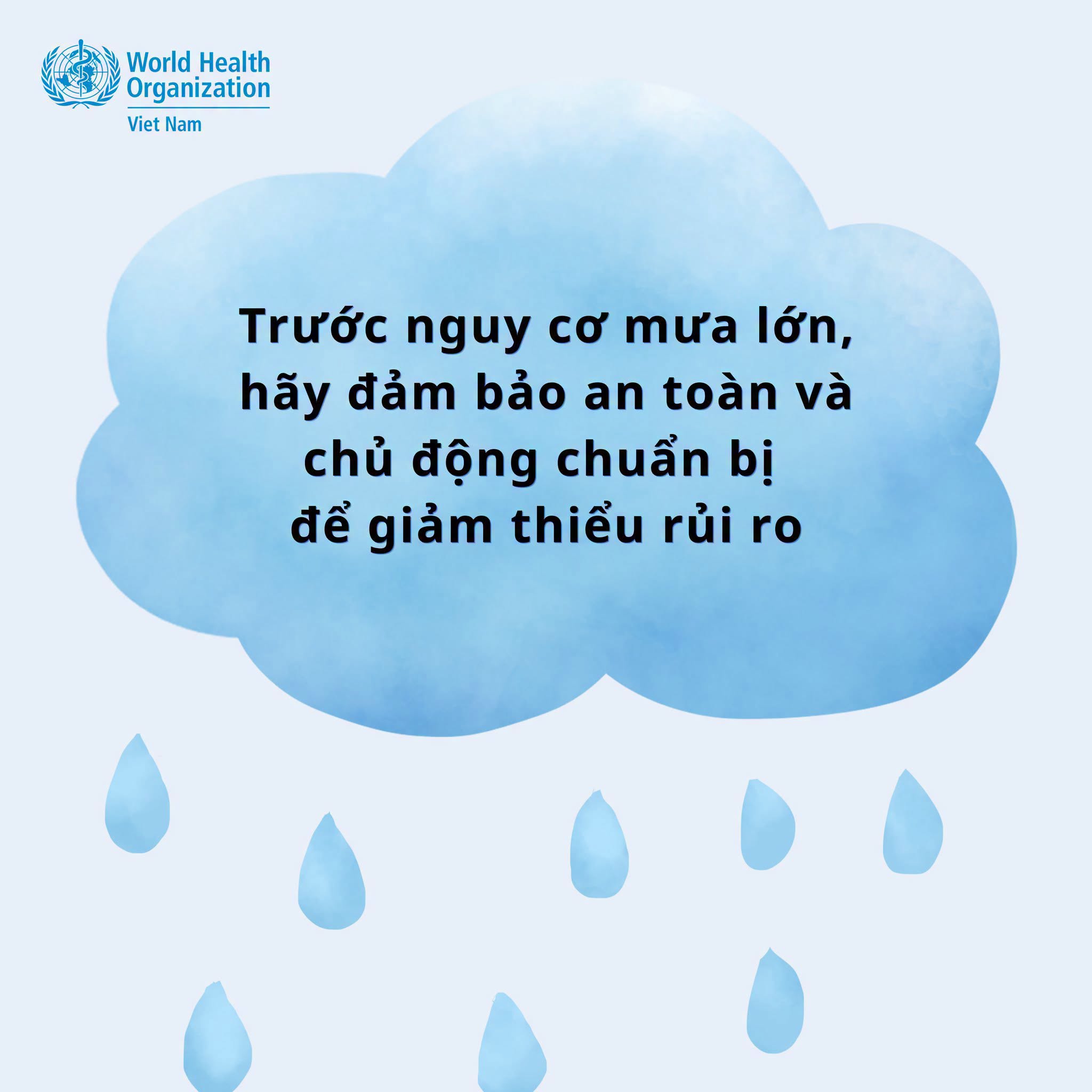Giảm nguy cơ chấn thương, đuối nước những ngày mưa lớn - Ảnh 1.