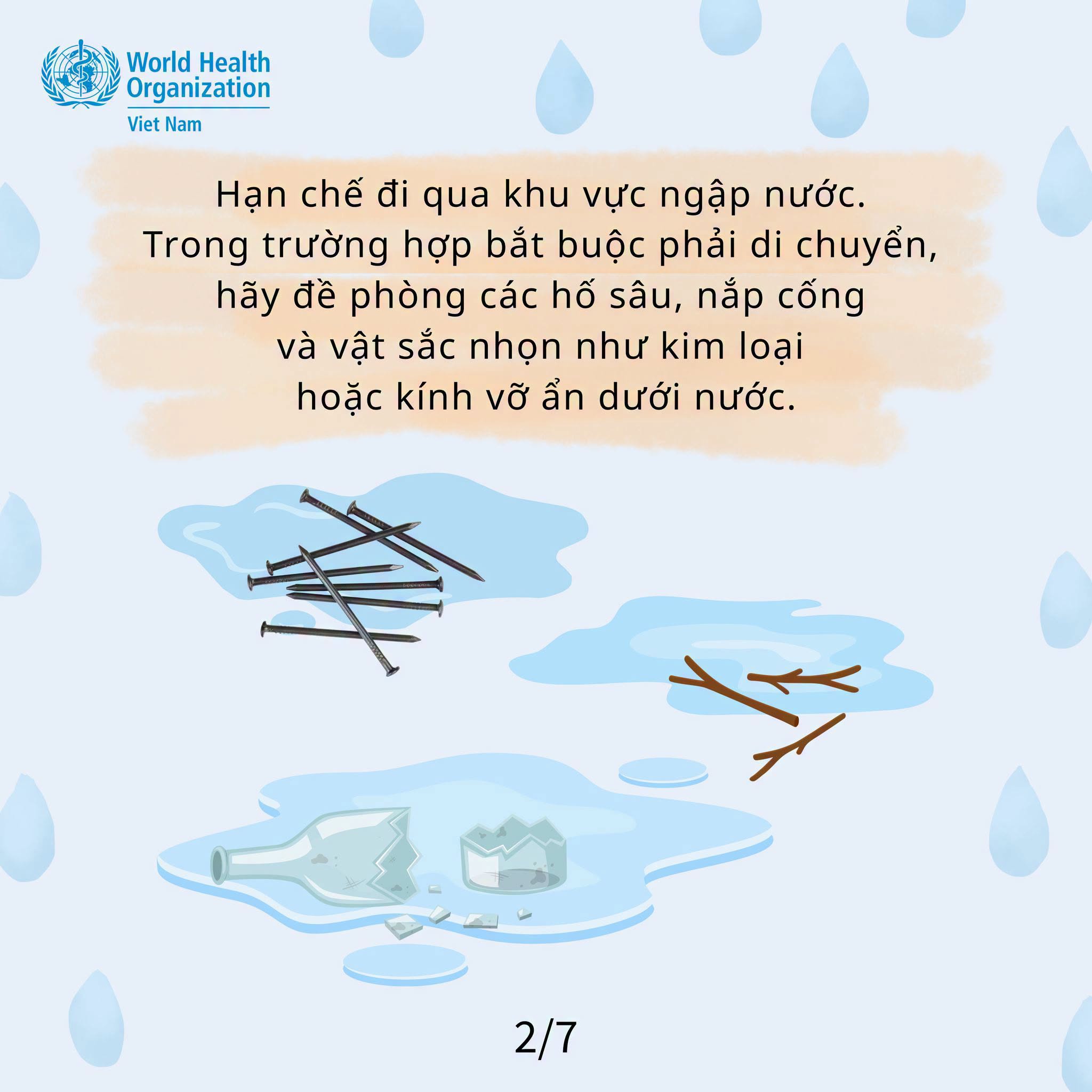 Giảm nguy cơ chấn thương, đuối nước những ngày mưa lớn - Ảnh 3.