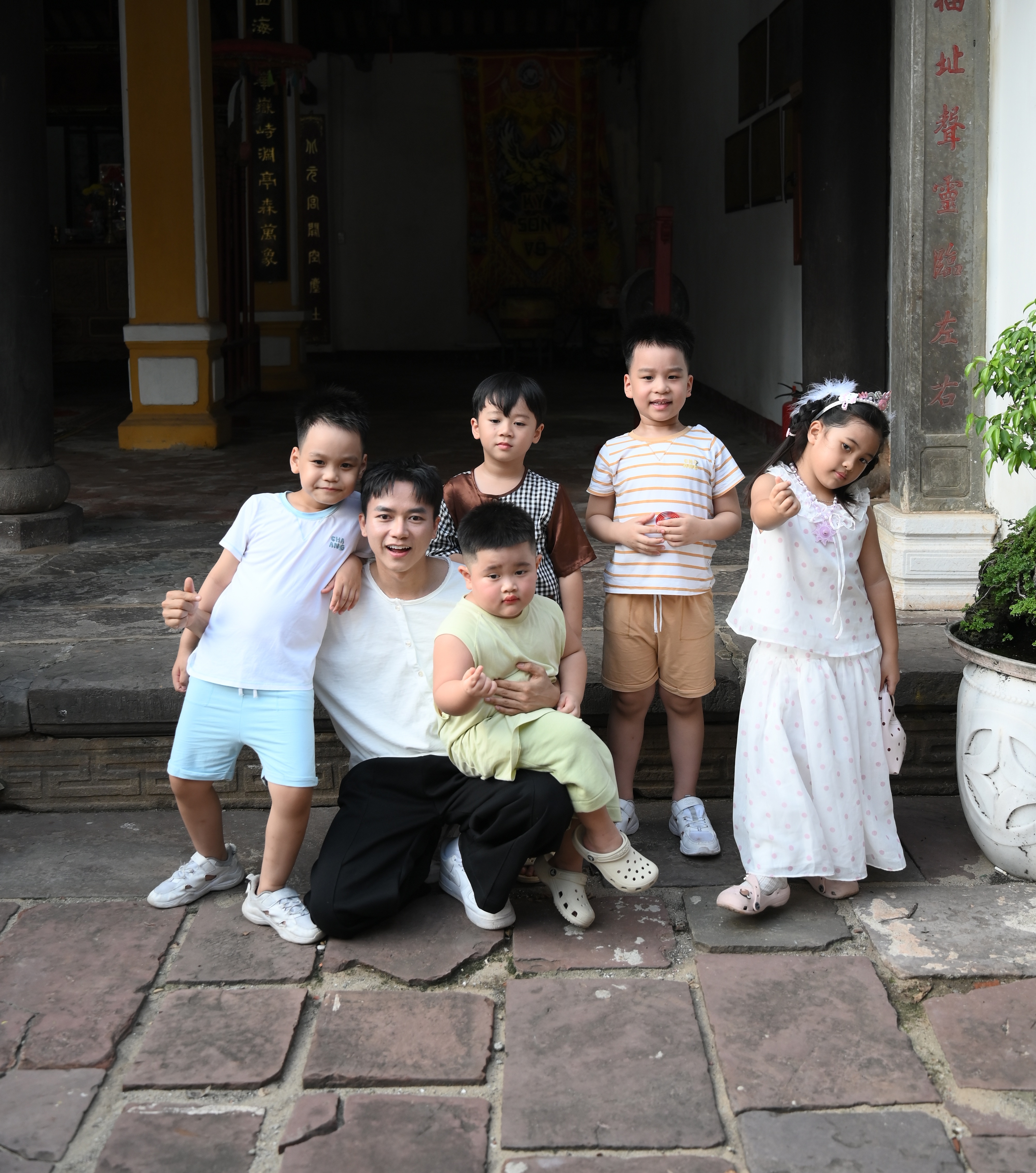 Bùi Công Nam làm 'bố tập sự' trong Bố ơi mình đi đâu thế- Ảnh 6.