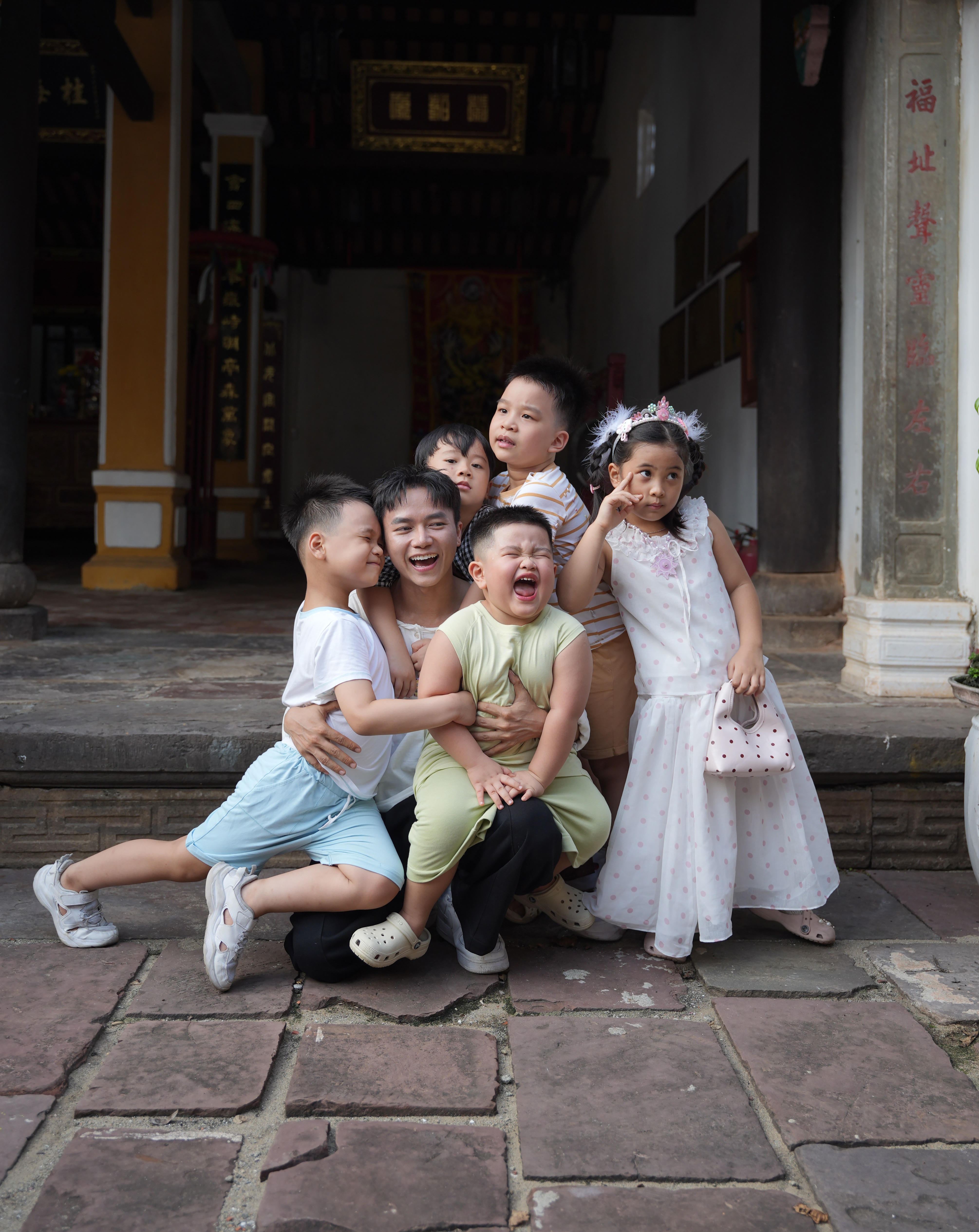 Bùi Công Nam làm 'bố tập sự' trong Bố ơi mình đi đâu thế- Ảnh 5.