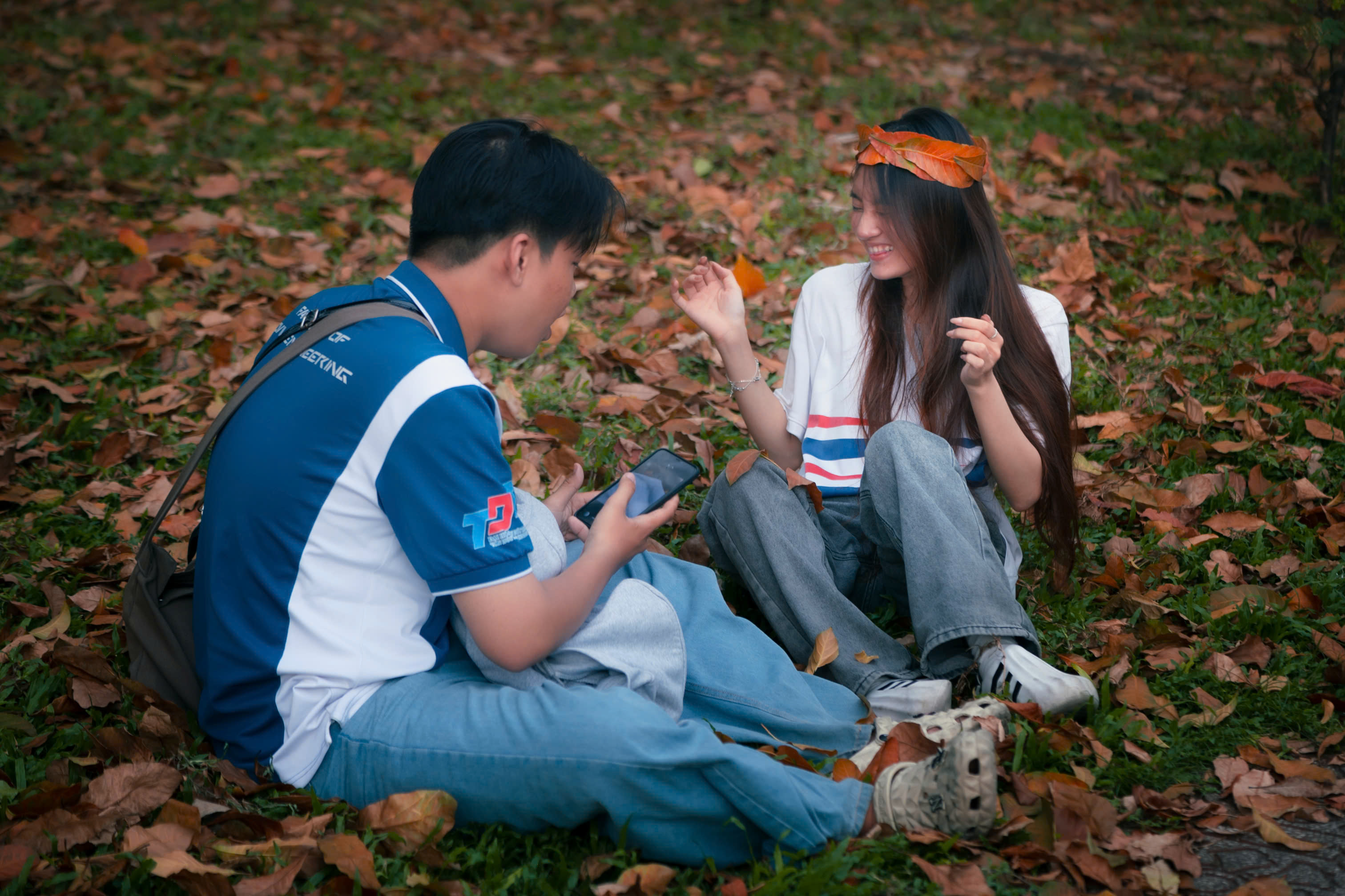Một thoáng "thu vàng" giữa lòng TP Hồ Chí Minh - Ảnh 4.