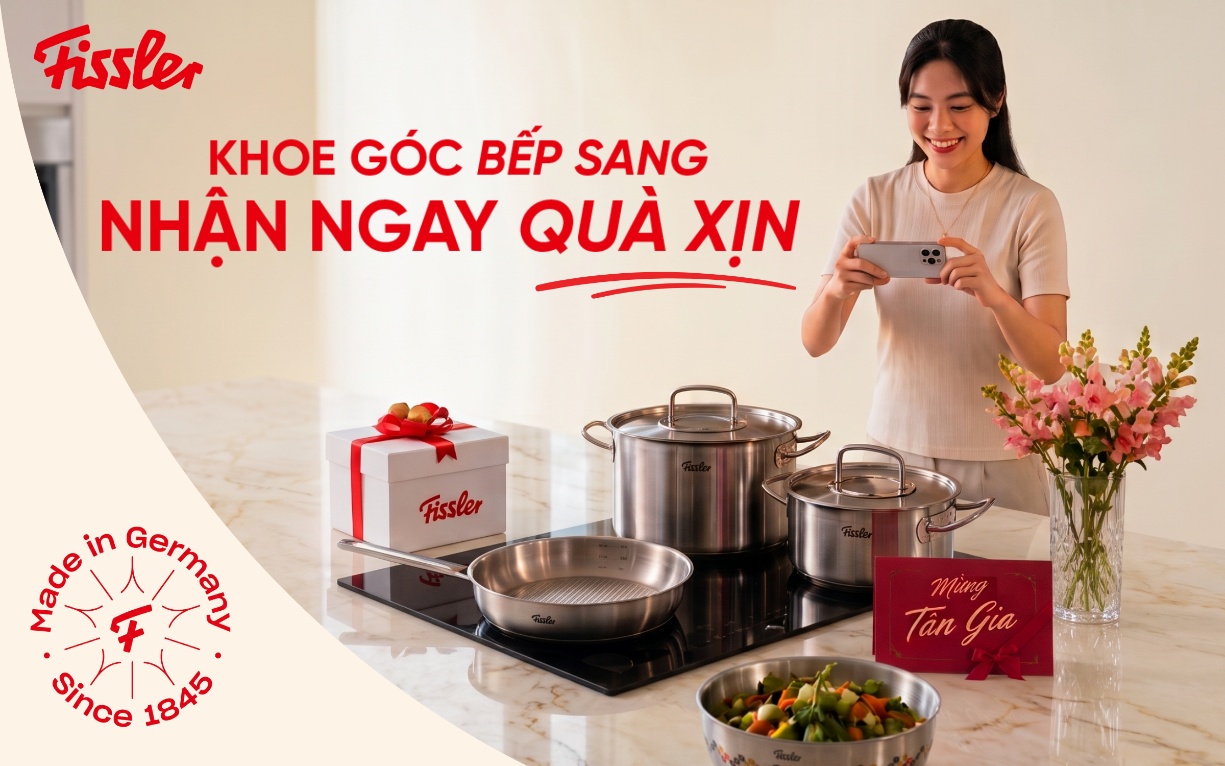 Fissler: Nồi chảo đẳng cấp Đức cho nhà mới sang trọng- Ảnh 2.