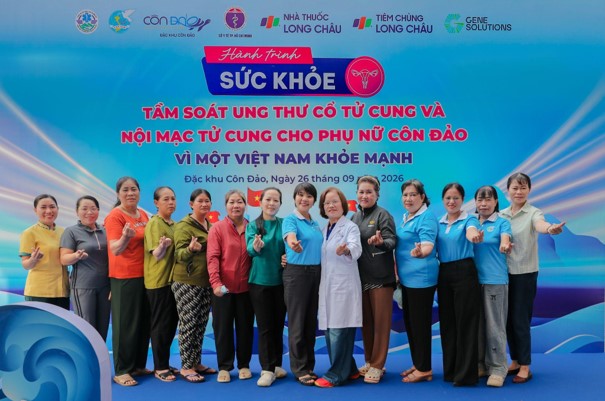 Long Ch&acirc;u c&ugrave;ng ng&agrave;nh Y tế TP Hồ Ch&iacute; Minh nối d&agrave;i chương tr&igrave;nh &ldquo;H&agrave;nh tr&igrave;nh sức khỏe&rdquo; tại C&ocirc;n Đảo - Ảnh 5.