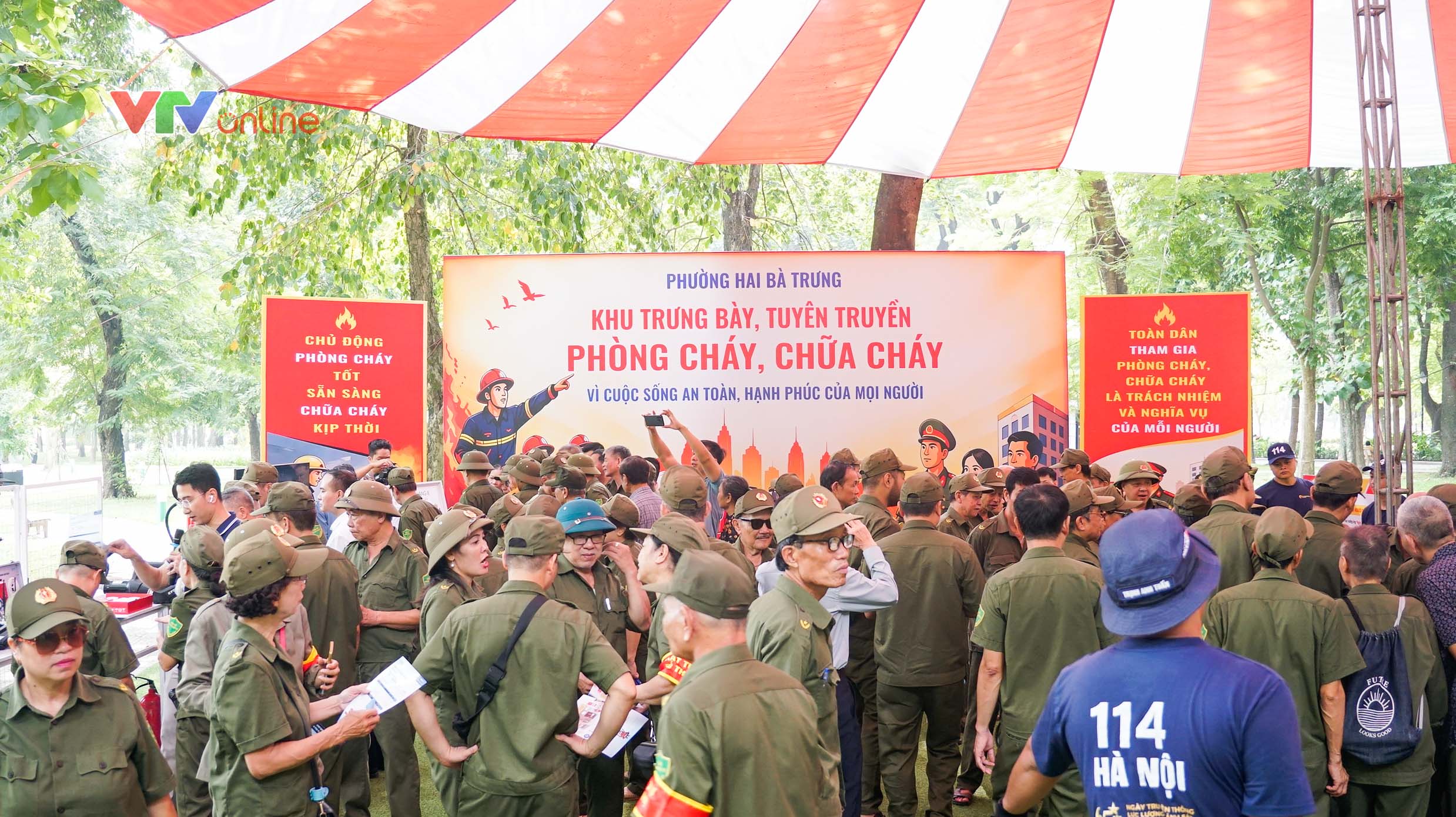 H&agrave; Nội: Phường Hai B&agrave; Trưng ra mắt khu trải nghiệm PCCC ngo&agrave;i trời cho người d&acirc;n - Ảnh 3.