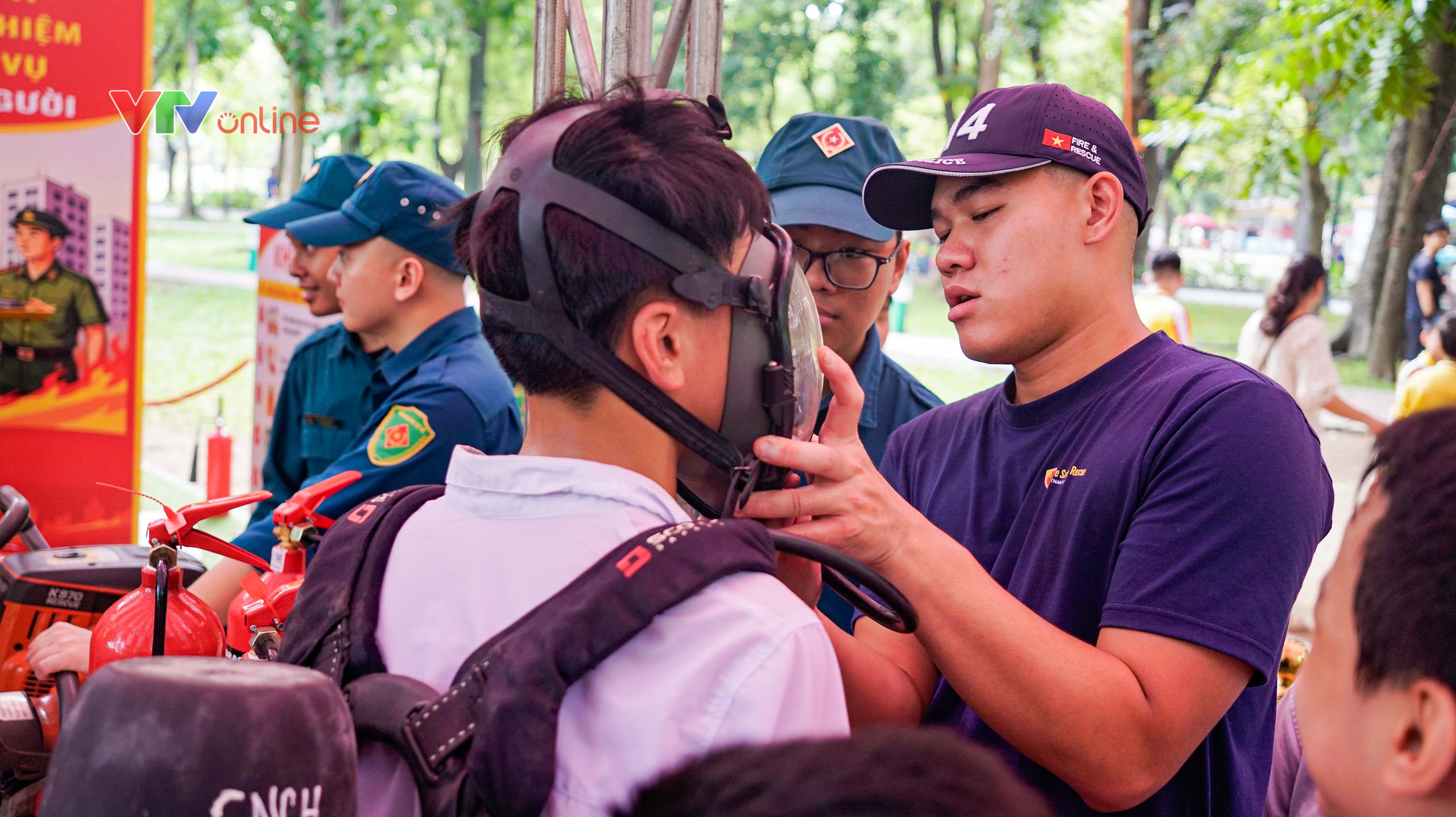 H&agrave; Nội: Phường Hai B&agrave; Trưng ra mắt khu trải nghiệm PCCC ngo&agrave;i trời cho người d&acirc;n - Ảnh 13.
