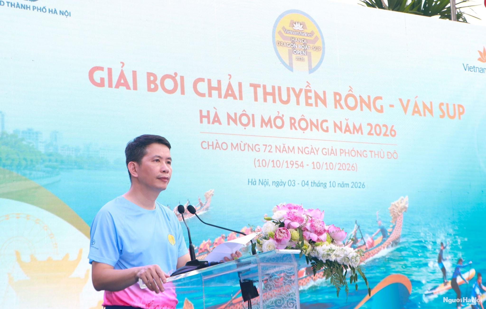 Các VĐV tranh tài sôi nổi ở Giải Bơi chải Thuyền rồng và Ván SUP Hà Nội- Ảnh 1. img_3887.jpg