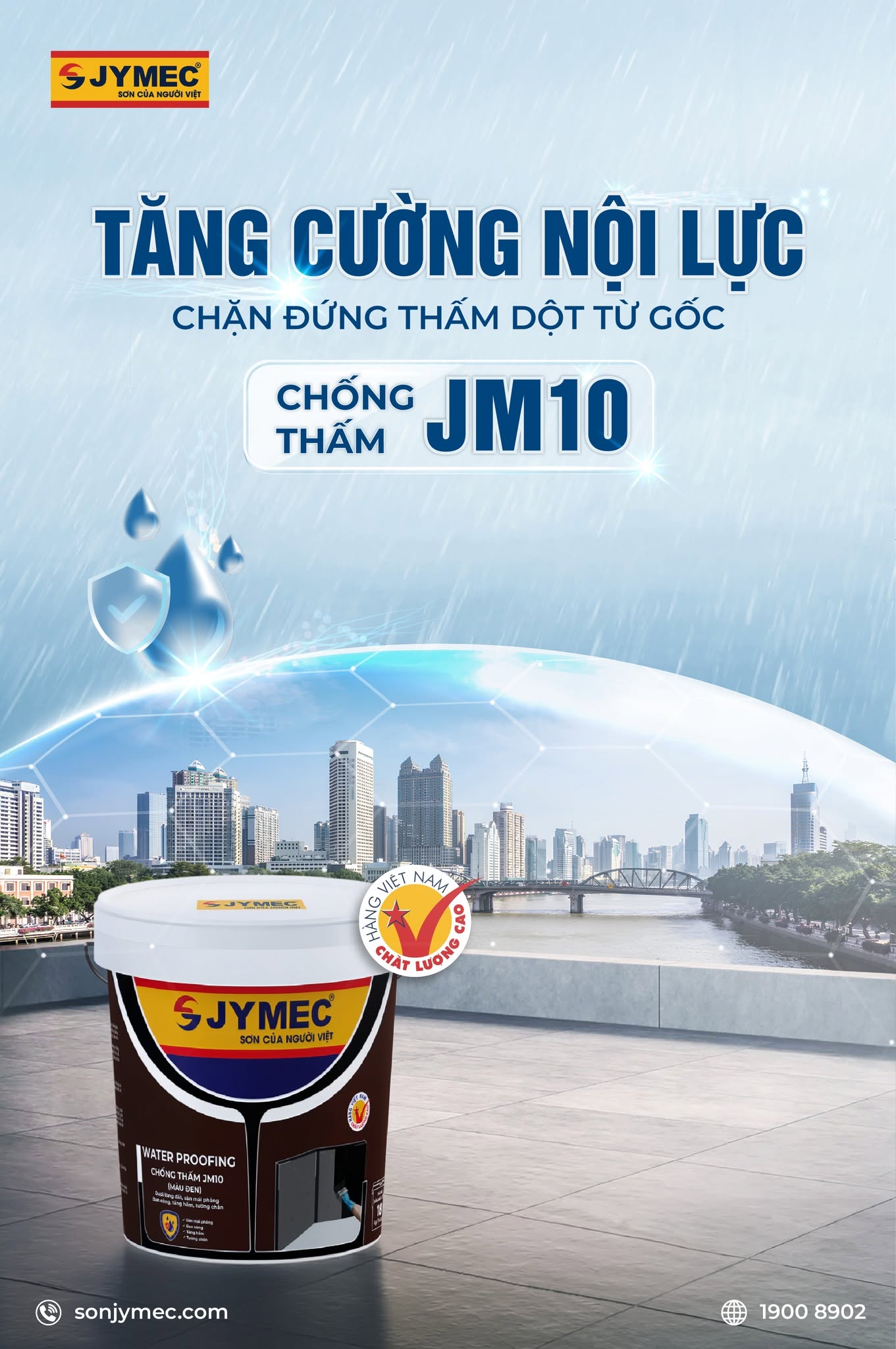 JM10 – Giải pháp chống thấm chuyên dụng cho các hạng mục trọng điểm- Ảnh 1.
