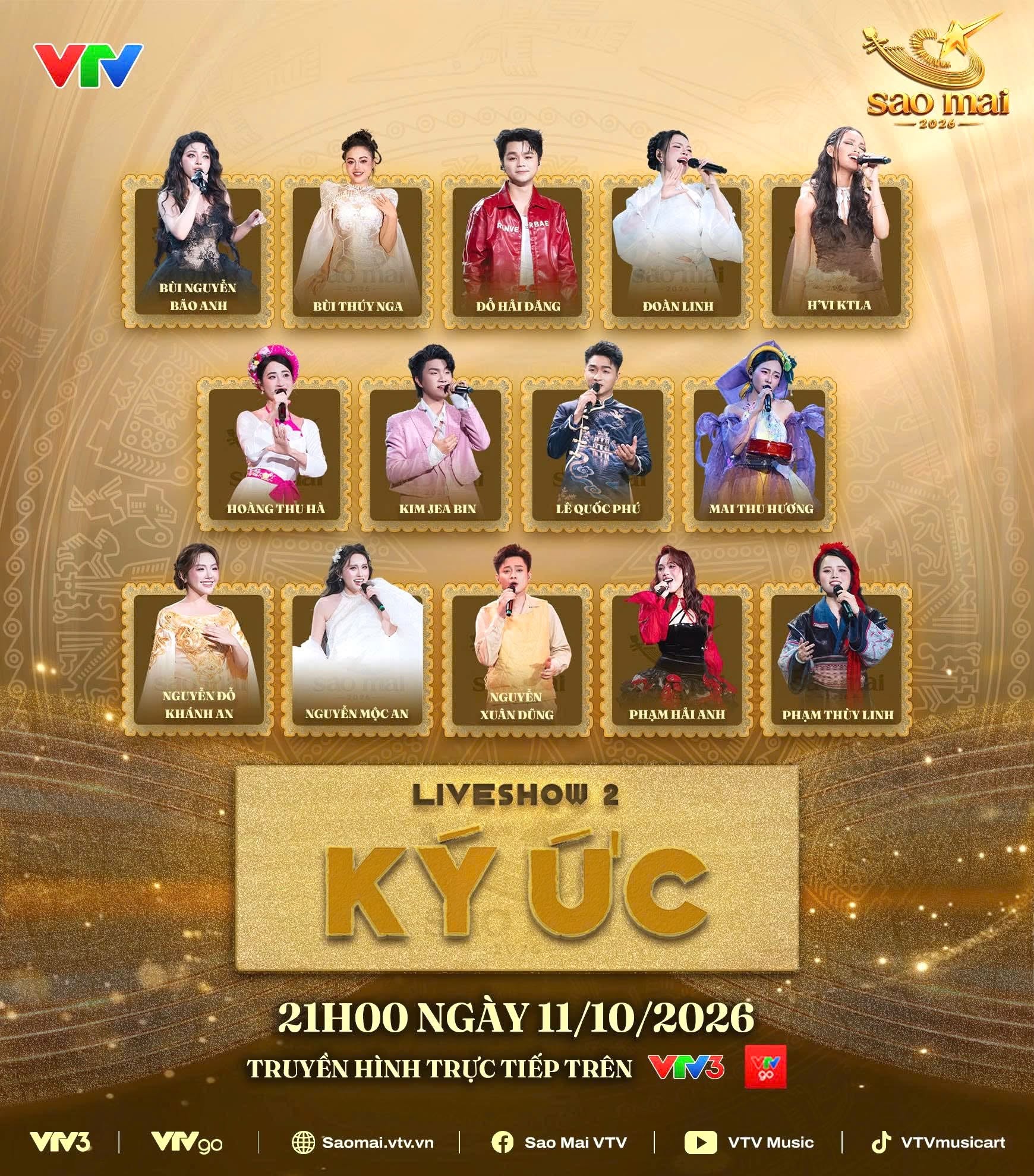 Sau đêm thi mở màn, Vòng chung kết Sao Mai 2026 tiếp tục với Liveshow 2 mang chủ đề "Ký ức" - Ảnh 1.