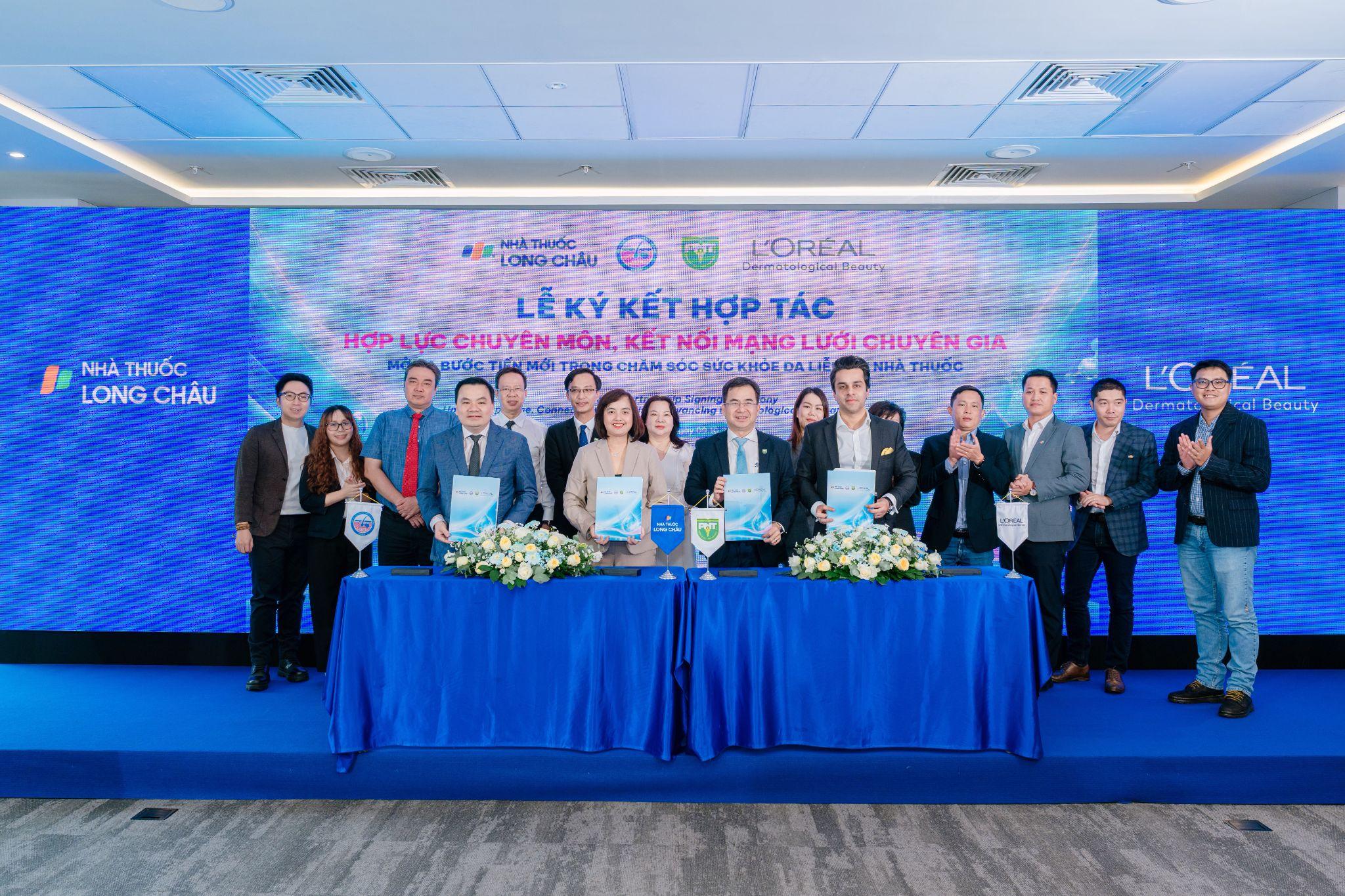 Long Châu hợp tác cùng Hội Da liễu TP Hồ Chí Minh, Trường ĐH Y khoa Phạm Ngọc Thạch và tập đoàn L’Oréal (Pháp)- Ảnh 1.