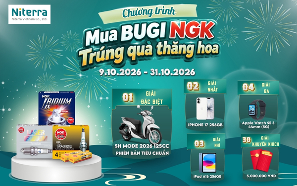 Niterra Việt Nam lần đầu khuyến mại đến garage và người dùng cuối- Ảnh 1.