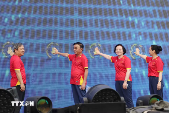 LỄ PHÁT ĐỘNG PHONG TRÀO TOÀN DÂN TẬP LUYỆN THỂ THAO - Ảnh 3.