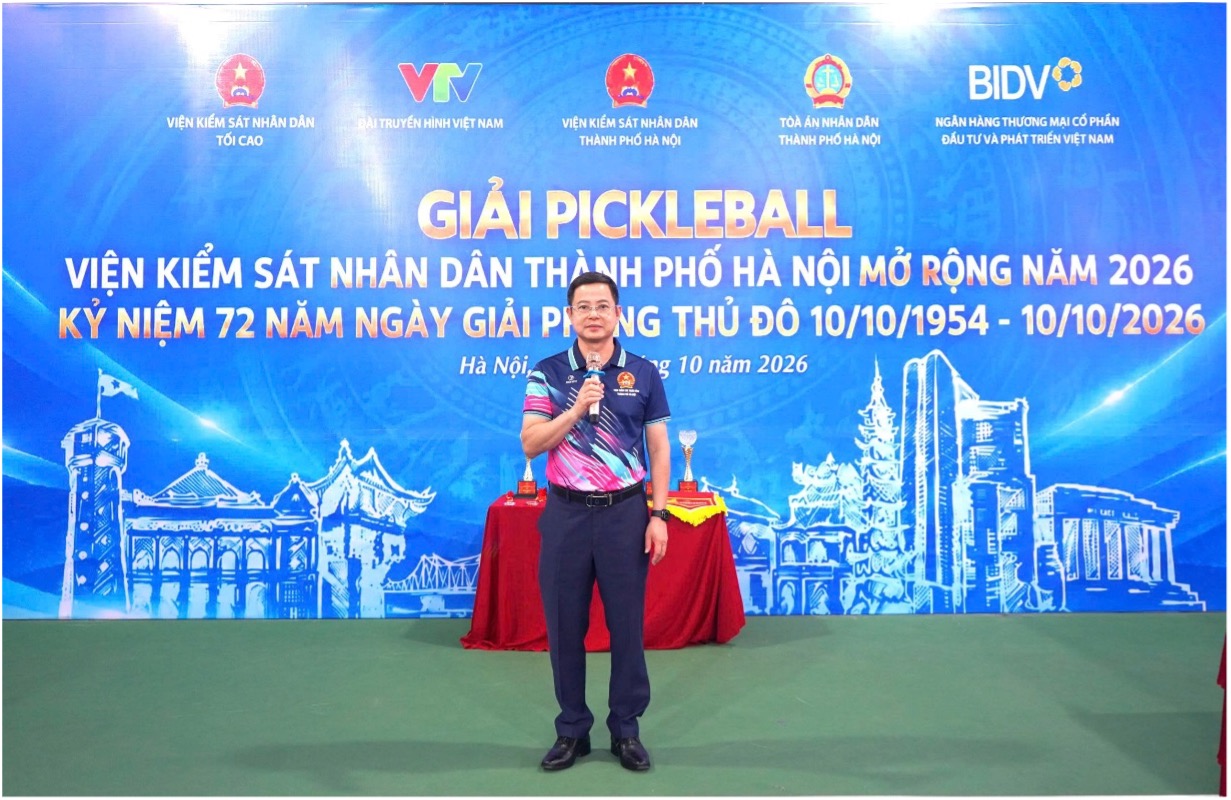Sôi nổi Giải Pickleball mở rộng VKSND thành phố Hà Nội năm 2026- Ảnh 2.
