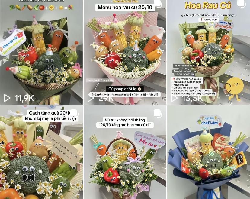Quà tặng 20/10: Từ bó rau củ đến món quà "đúng gu"- Ảnh 1.
