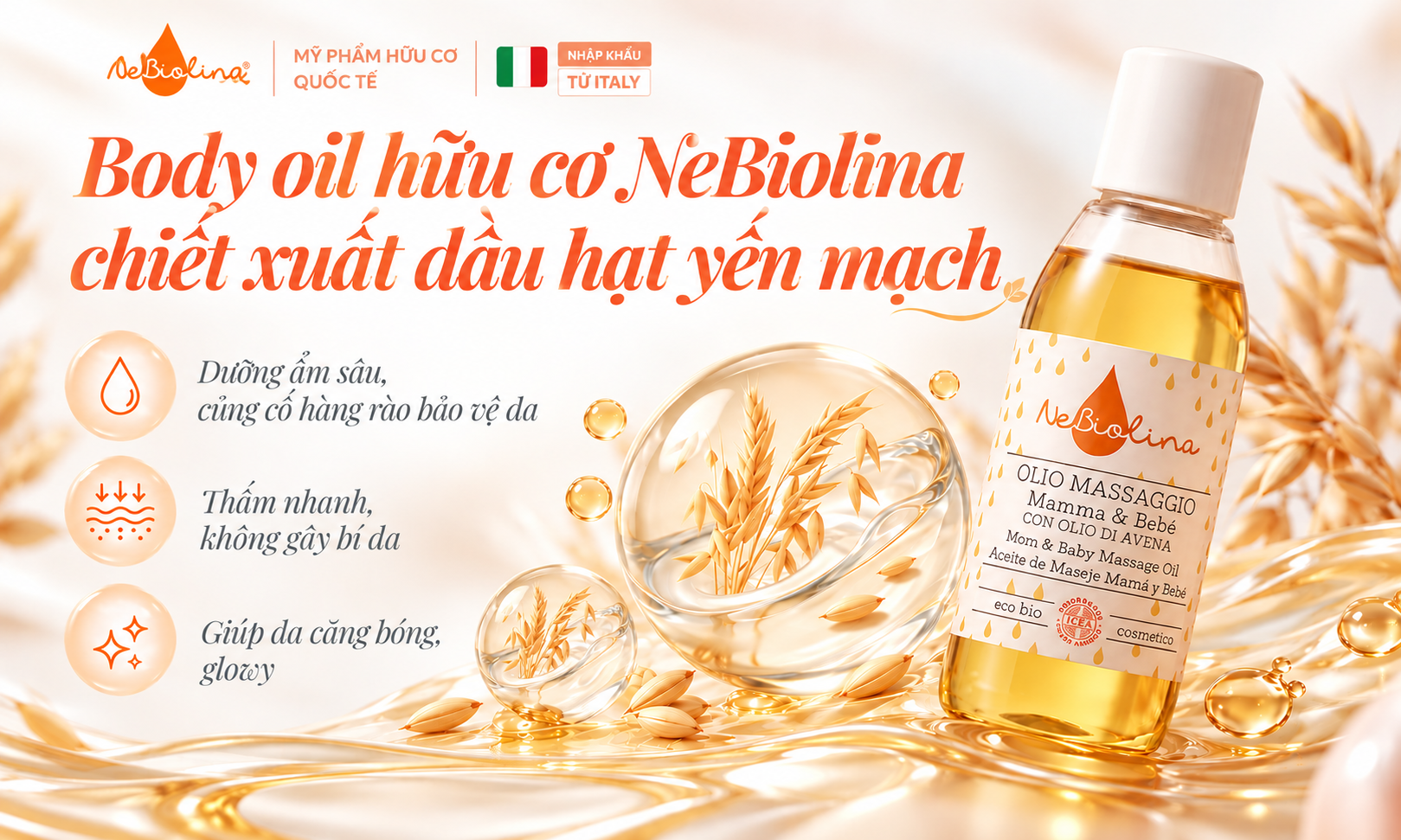 Body oil: Xu hướng dưỡng ẩm mới và bí quyết cho làn da no ẩm, không lo bí- Ảnh 3.