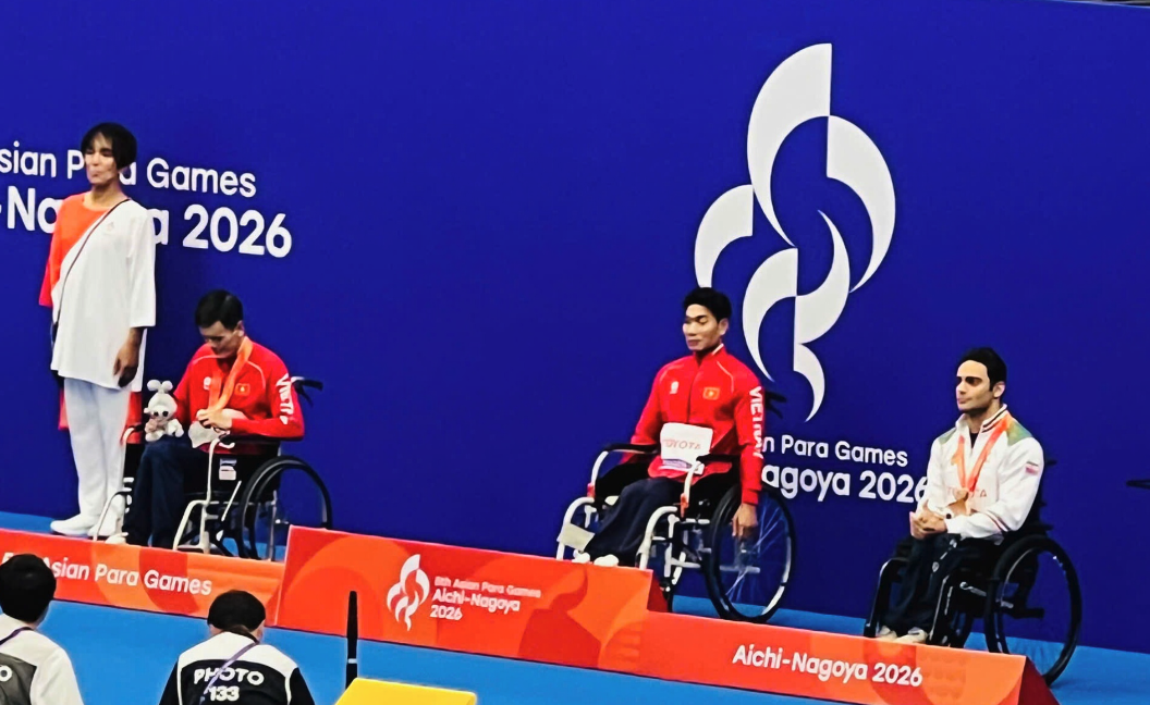 ASIAN Para Games 5: Đỗ Thanh Hải giành HCV đầu tiên cho Thể thao người khuyết tật Việt Nam - Ảnh 2.