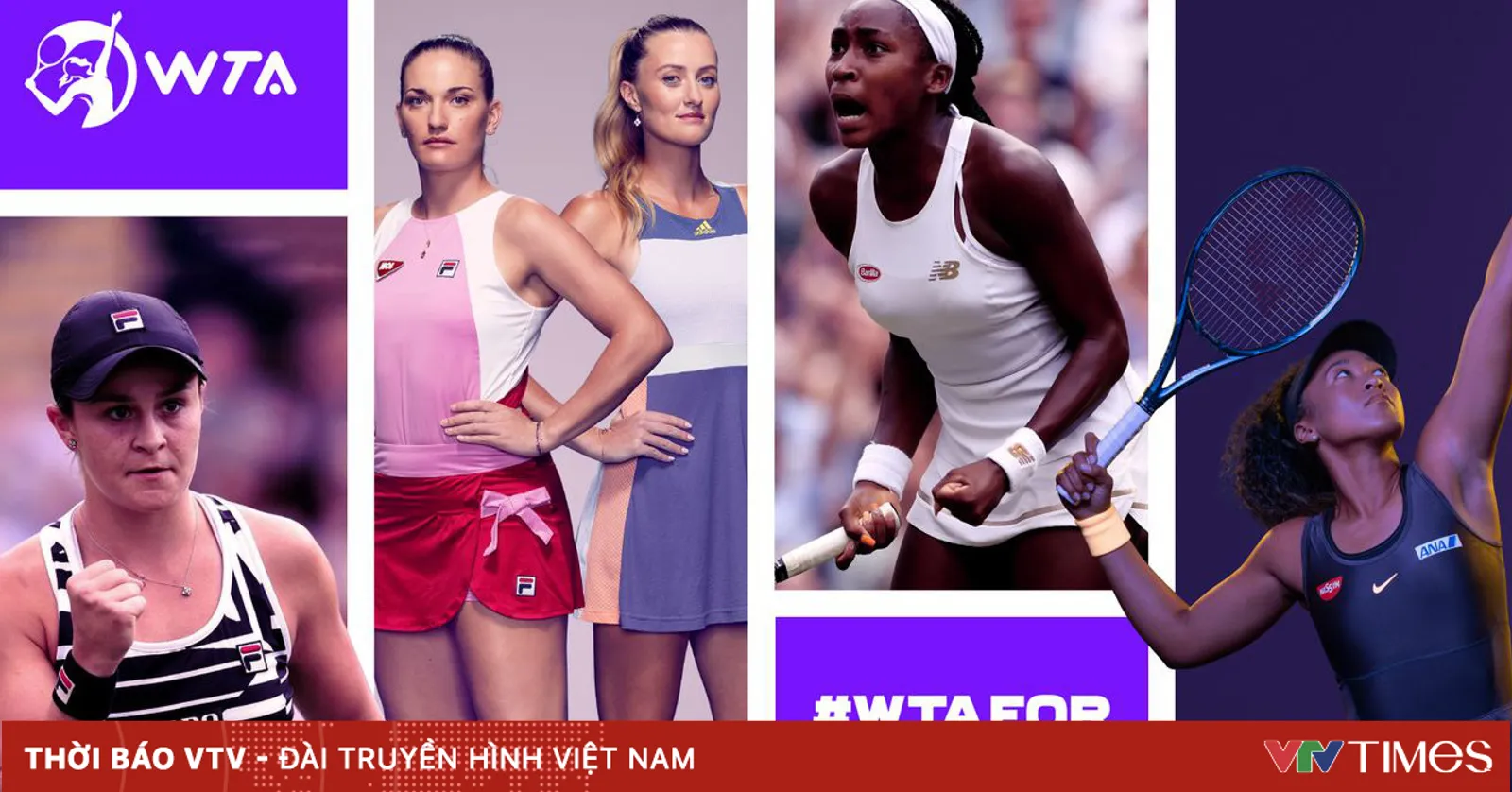 WTA thay đổi nhận diện thương hiệu sau 10 năm
