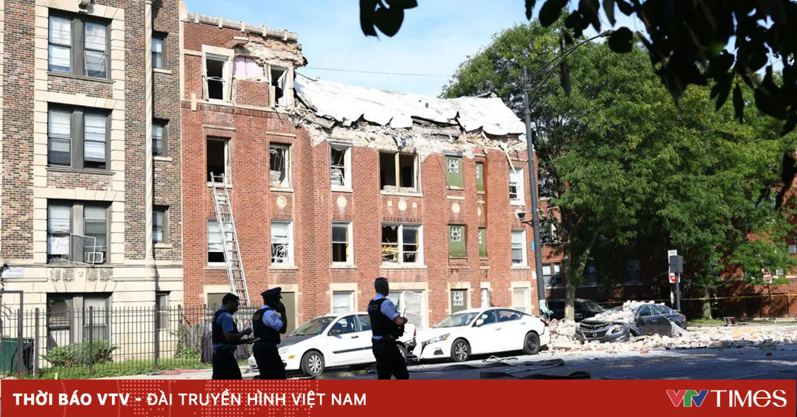 Nổ tòa nhà ở Chicago, 8 người phải nhập viện
