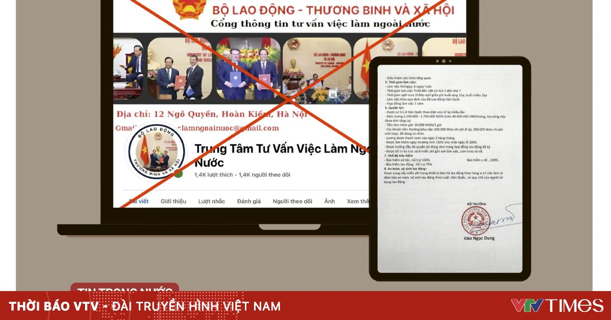 Mạo danh Bộ Lao động – Thương binh và Xã hội để lừa xuất khẩu lao động