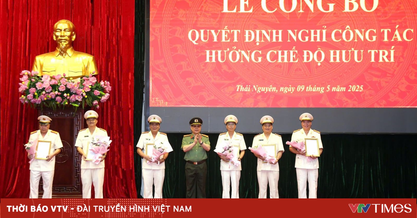 28 lãnh đạo, chỉ huy Công an Thái Nguyên nghỉ hưu trước tuổi, phục vụ ...