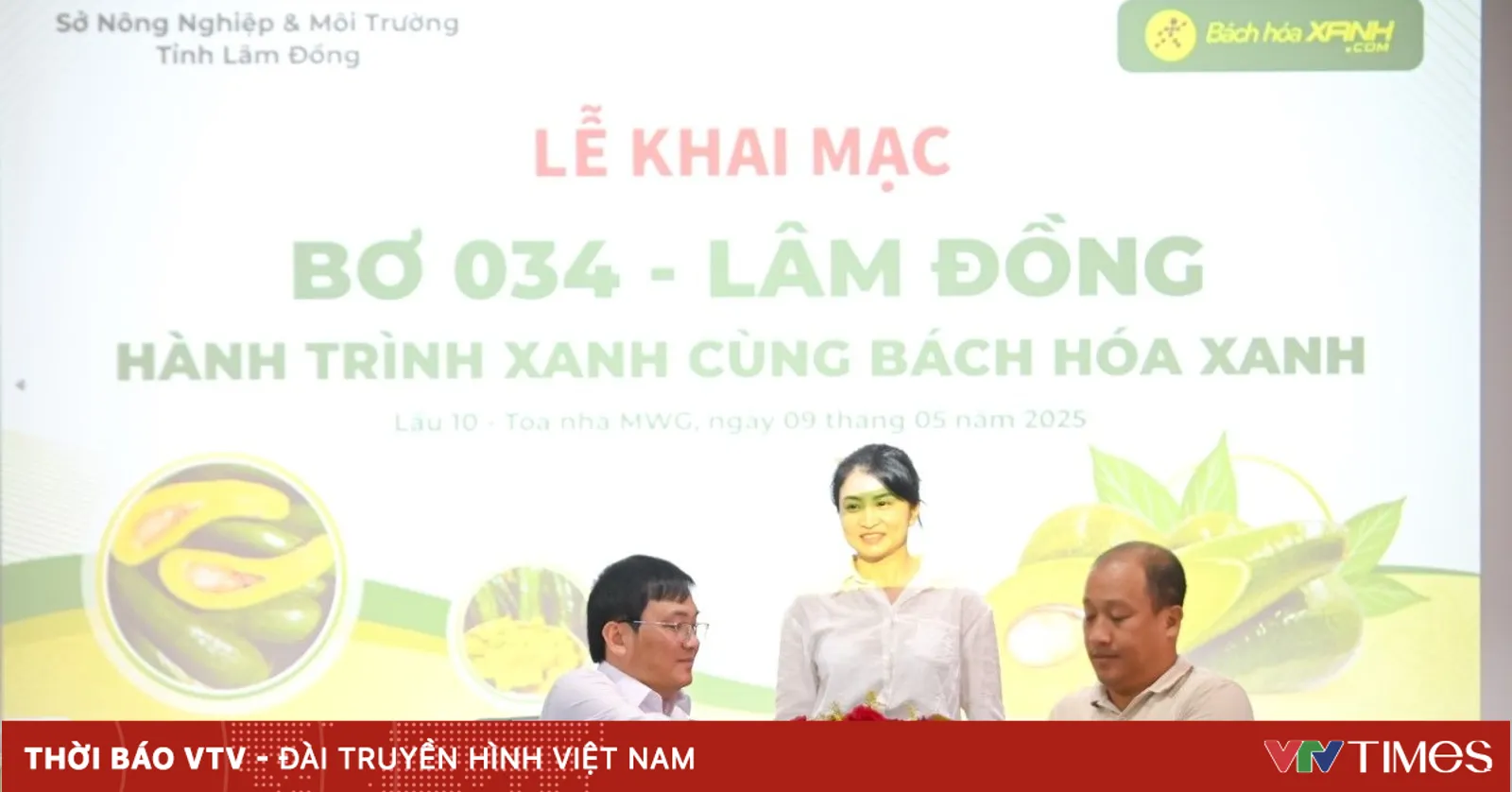 Lãnh đạo tỉnh Lâm Đồng cam kết chất lượng bơ O34 với Bách Hoá Xanh