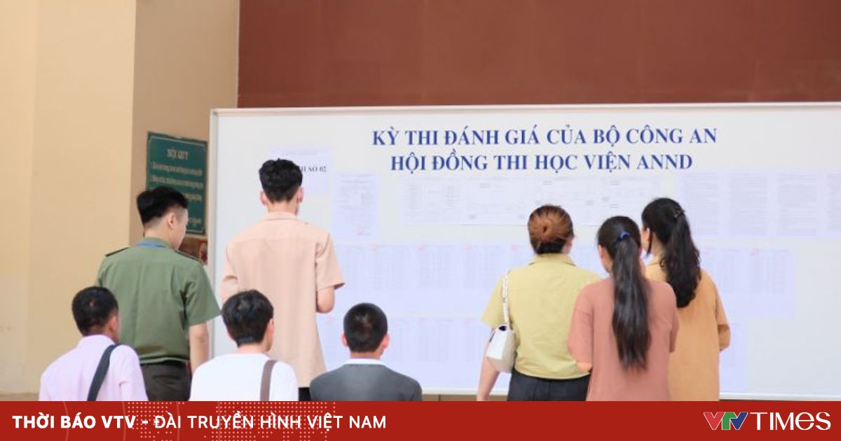 Các trường Công an công bố điểm thi vào 18/7