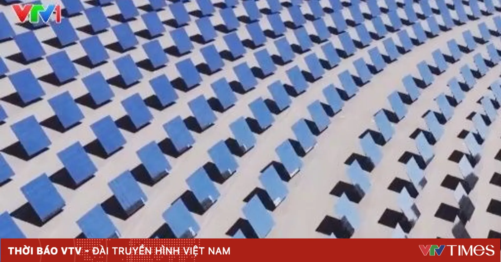 Nhà máy nhiệt điện Mặt Trời giữa sa mạc Gobi