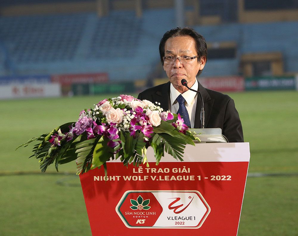 Chùm ảnh trao Cúp VĐ Night Wolf V.League 1-2022 cho CLB Hà Nội  - Ảnh 25.