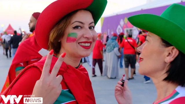 Nhan sắc cực phẩm của fan nữ Morocco tại World Cup 2022 - Ảnh 7.