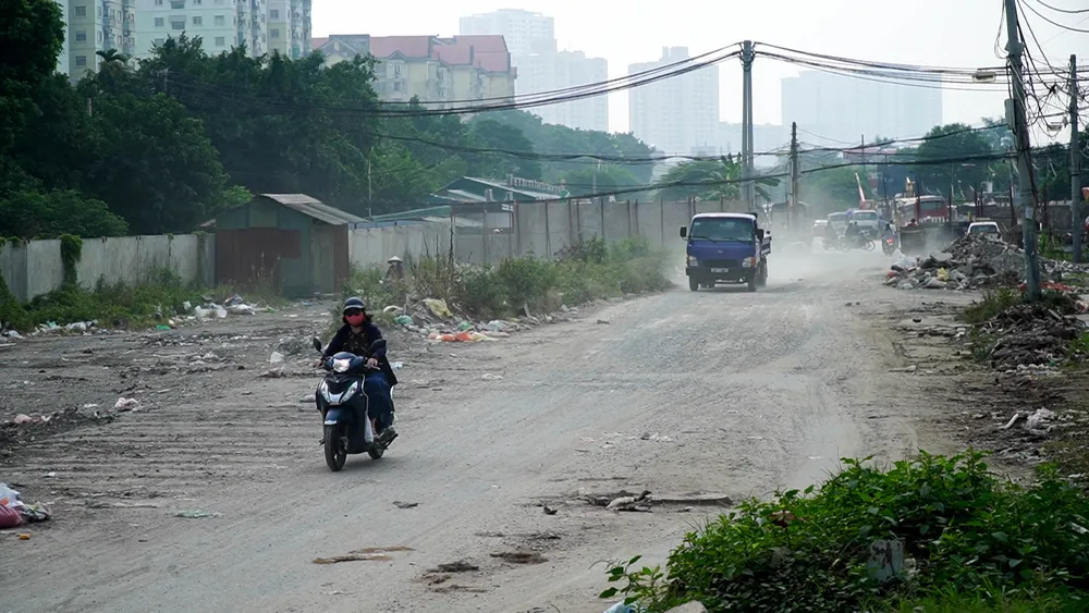 Rào chắn bê tông án ngữ nhiều năm trên đường vành đai 2,5 ở Hà Nội - Ảnh 11.