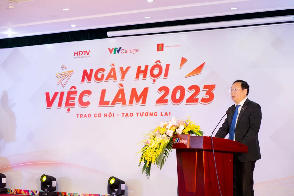 Sôi nổi Ngày hội việc làm VTV College lần thứ 2 – 2023 - Ảnh 1.