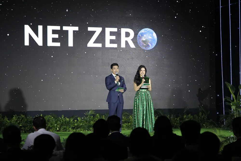 Chùm ảnh: Không gian xanh ấn tượng tại Hội thảo Net Zero - Chuyển dịch Xanh: Cơ hội cho người dẫn đầu - Ảnh 3.