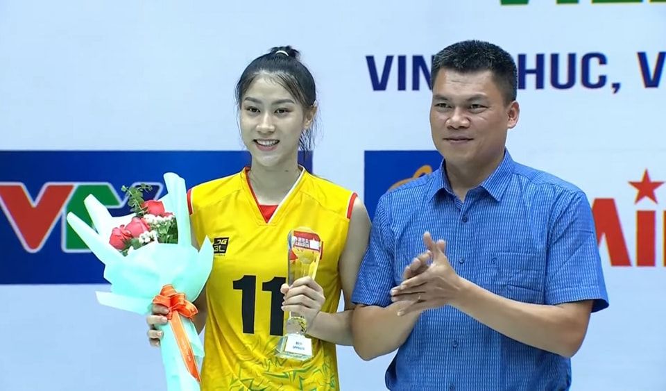 Tài sắc của Hoa khôi VTV Cup Ferroli 2023 Hoàng Thị Kiều Trinh - Ảnh 7.