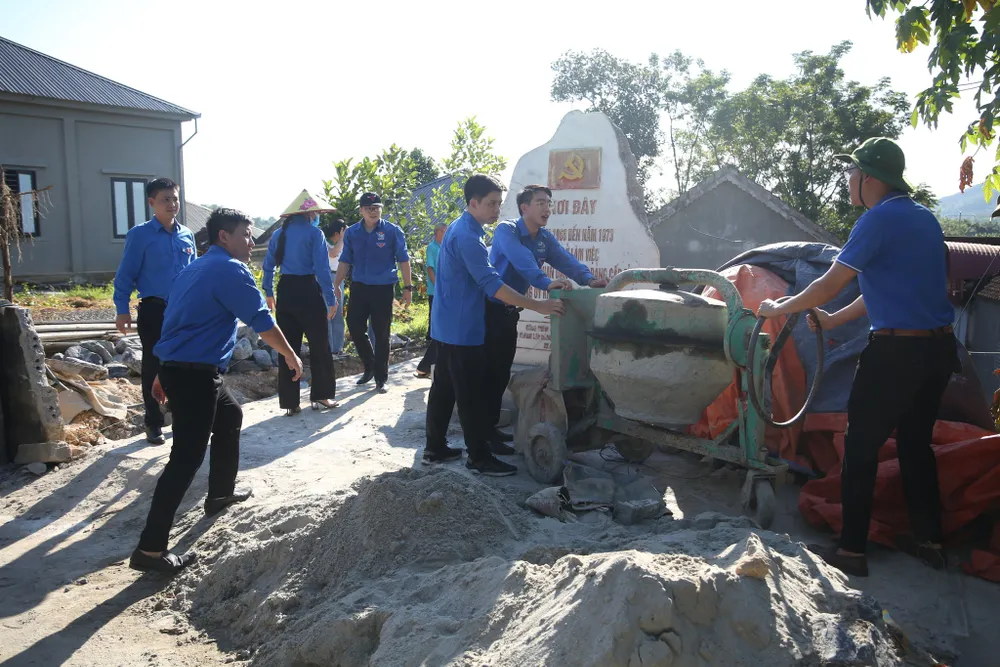 Nhiều hoạt động thanh niên ý nghĩa tại xã Quang Sơn, Nghệ An - Ảnh 19.