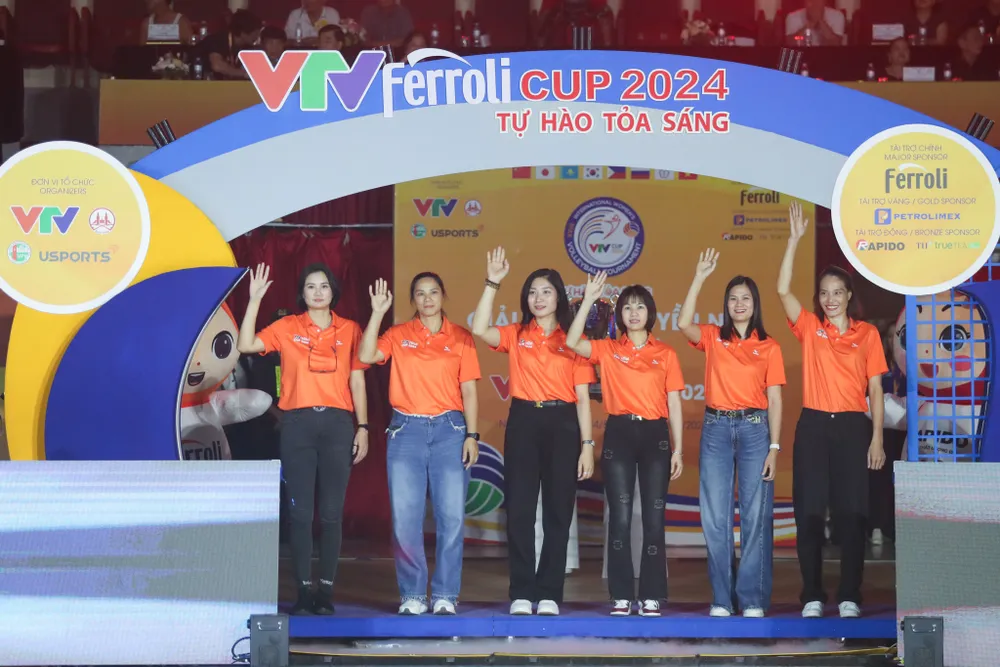 Lễ khai mạc VTV Ferroli Cup 2024: Ngắn gọn, cô đọng nhiều cảm xúc ấn tượng - Ảnh 10.